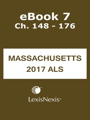 cover image of Annotated Laws of Massachusetts: Advance Legislative Service (ALM ALS)
